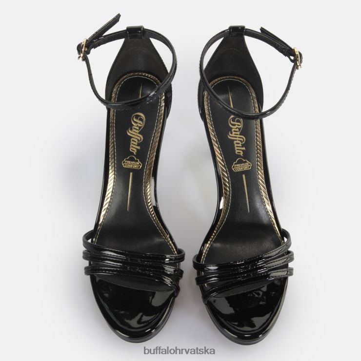 crno Buffalo melissa 2 sandale na petu veganske |sandale TDD6T220